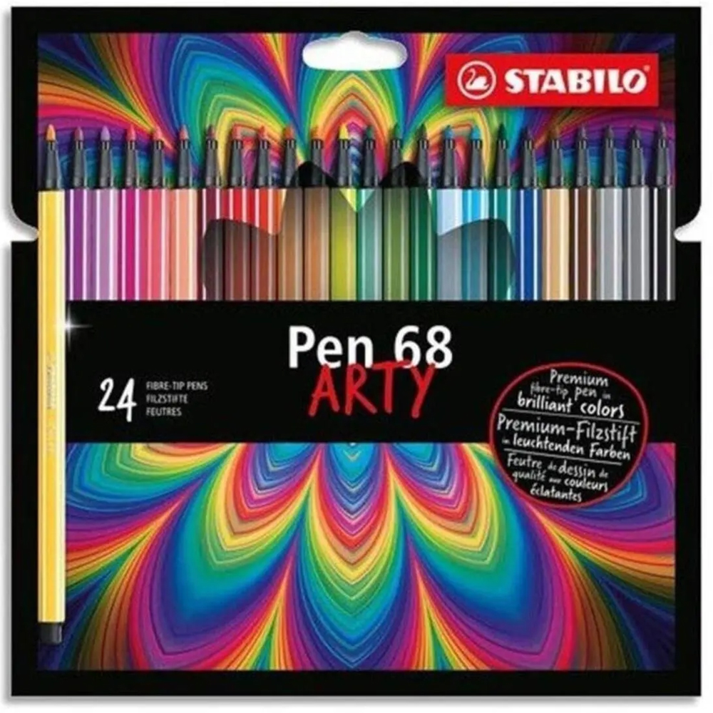Stabilo Pen 68 Arty 24 Lü Yeni 6824-1-20